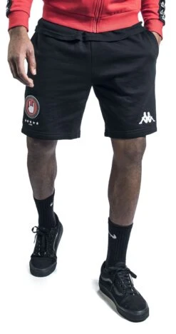 "Kappa X EMP Casual Shorts" Shorts Black By EMP Special Collection -Fashionable Men's Clothing Store 526461wa