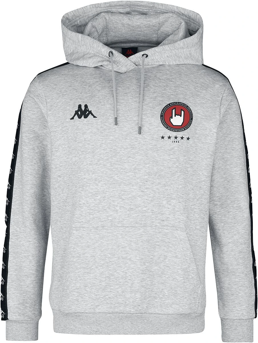 "Kappa X EMP Hooded Sweater" Hooded Sweater Mottled Grey By EMP Special Collection 3 "Kappa X EMP Hooded Sweater" Hooded Sweater Mottled Grey By EMP Special Collection