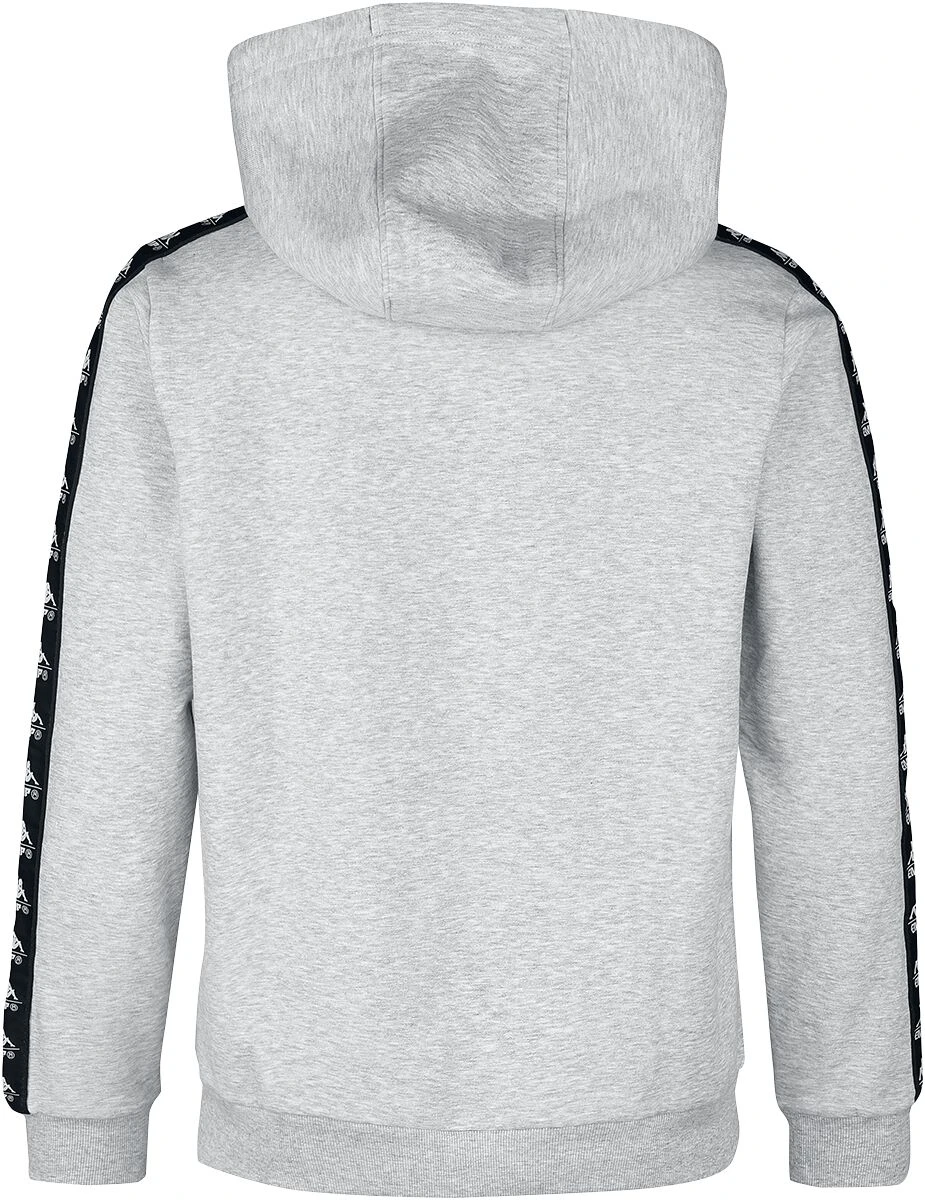 "Kappa X EMP Hooded Sweater" Hooded Sweater Mottled Grey By EMP Special Collection 4 "Kappa X EMP Hooded Sweater" Hooded Sweater Mottled Grey By EMP Special Collection - Image 2