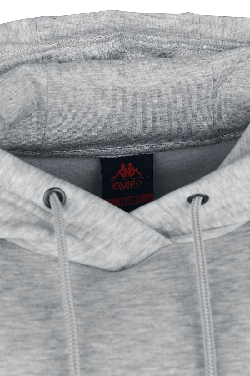 "Kappa X EMP Hooded Sweater" Hooded Sweater Mottled Grey By EMP Special Collection 8 "Kappa X EMP Hooded Sweater" Hooded Sweater Mottled Grey By EMP Special Collection - Image 6