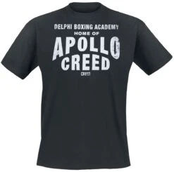 "Apollo Creed - Boxing Academy" T-Shirt Black By Apollo Creed