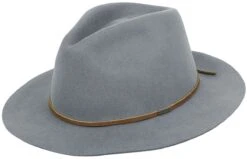 "Wesley Fedora" Hat Grey By Brixton