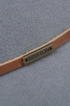 "Wesley Fedora" Hat Grey By Brixton 9 "Wesley Fedora" Hat Grey By Brixton -Fashionable Men's Clothing Store 527013d