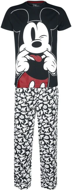 "Mickey" Pyjama Black By Mickey Mouse
