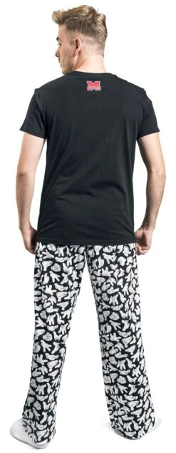 "Mickey" Pyjama Black By Mickey Mouse -Fashionable Men's Clothing Store 527298wb