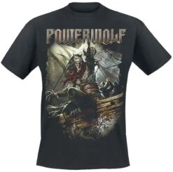 "Sainted By The Storm" T-Shirt Black By Powerwolf