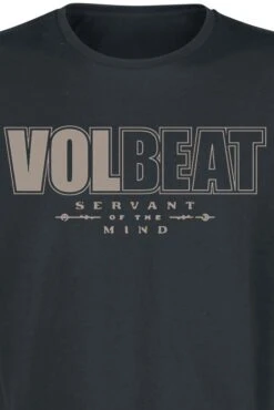 "Servant Of The Mind" Long-sleeve Shirt Black By Volbeat -Fashionable Men's Clothing Store 527433d