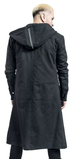 "Belial" Coats Black By Gothicana By EMP -Fashionable Men's Clothing Store 527749wb