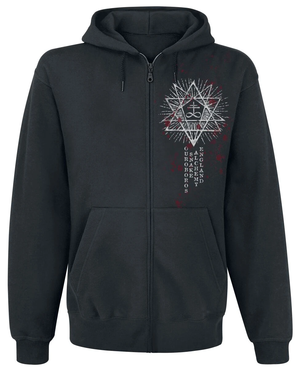 "Siete" Hooded Zip Black By Alchemy England 3 "Siete" Hooded Zip Black By Alchemy England