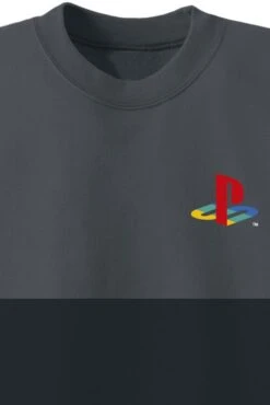 "Classic Logo" Sweatshirt Grey-black By Playstation -Fashionable Men's Clothing Store 528231d