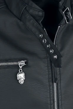 "EMP Signature Collection" Imitation Leather Jacket Black By Gojira -Fashionable Men's Clothing Store 528409d2