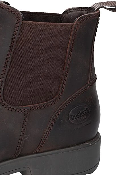 "Vintage Chelsea Boots" Boot Dark Brown By Dockers By Gerli 9 "Vintage Chelsea Boots" Boot Dark Brown By Dockers By Gerli - Image 7