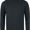"Mulciber" Long-sleeve Shirt Black By Gothicana By EMP -Fashionable Men's Clothing Store 528828a
