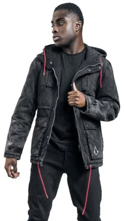 "Assassin" Parka Black By Assassin's Creed -Fashionable Men's Clothing Store 529109wa