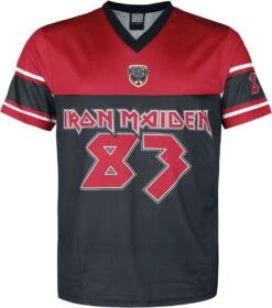 "Amplified Collection - Trooper 83" Jersey Black-red By Iron Maiden
