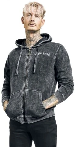 "EMP Signature Collection" Hooded Zip Grey By Motörhead -Fashionable Men's Clothing Store 531139wa