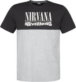 "Amplified Collection - Nevermind" T-Shirt Grey-charcoal By Nirvana