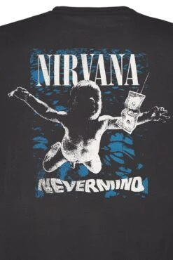 "Amplified Collection - Nevermind" T-Shirt Grey-charcoal By Nirvana -Fashionable Men's Clothing Store 531155d2