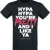 "Hypa Hypa Lyrics" T-Shirt Black By Electric Callboy -Fashionable Men's Clothing Store 531392a
