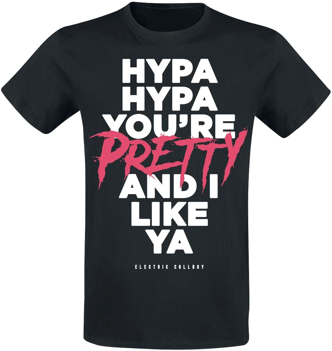 "Hypa Hypa Lyrics" T-Shirt Black By Electric Callboy 3 "Hypa Hypa Lyrics" T-Shirt Black By Electric Callboy