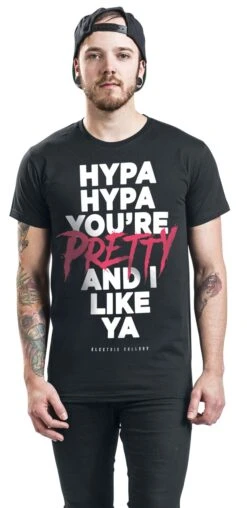 "Hypa Hypa Lyrics" T-Shirt Black By Electric Callboy 7 "Hypa Hypa Lyrics" T-Shirt Black By Electric Callboy -Fashionable Men's Clothing Store 531392wa