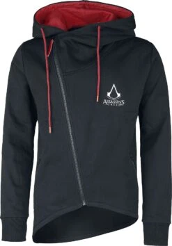 "Assassin" Hooded Zip Black By Assassin's Creed -Fashionable Men's Clothing Store 531531c