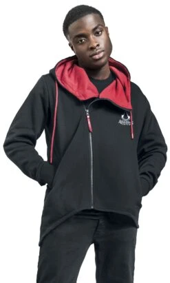 "Assassin" Hooded Zip Black By Assassin's Creed -Fashionable Men's Clothing Store 531531wa