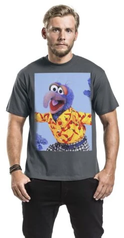 "Gonzo" T-Shirt Grey By The Muppets -Fashionable Men's Clothing Store 532200wa