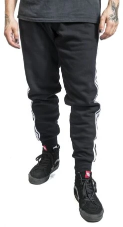 "Middle Earth Script" Tracksuit Trousers Black By The Lord Of The Rings -Fashionable Men's Clothing Store 532610wa