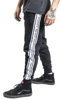 "Middle Earth Script" Tracksuit Trousers Black By The Lord Of The Rings -Fashionable Men's Clothing Store 532610wa2