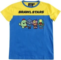 "Brawl" T-Shirt Blue-yellow By Brawl Stars