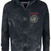 "Crest" Hooded Zip Black By Ramones -Fashionable Men's Clothing Store 532780a