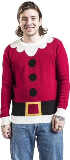 "Santa’s Suit" Christmas Jumper Multicolour By Ugly Christmas Sweater -Fashionable Men's Clothing Store 532923wa