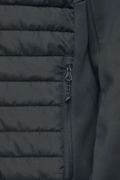 "JJEMULTI QUILTED JACKET NOOS" Between-seasons Jacket Black By Jack & Jones -Fashionable Men's Clothing Store 533207d1