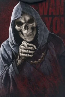 "War Kills" Hooded Sweater Black By Spiral -Fashionable Men's Clothing Store 533686d