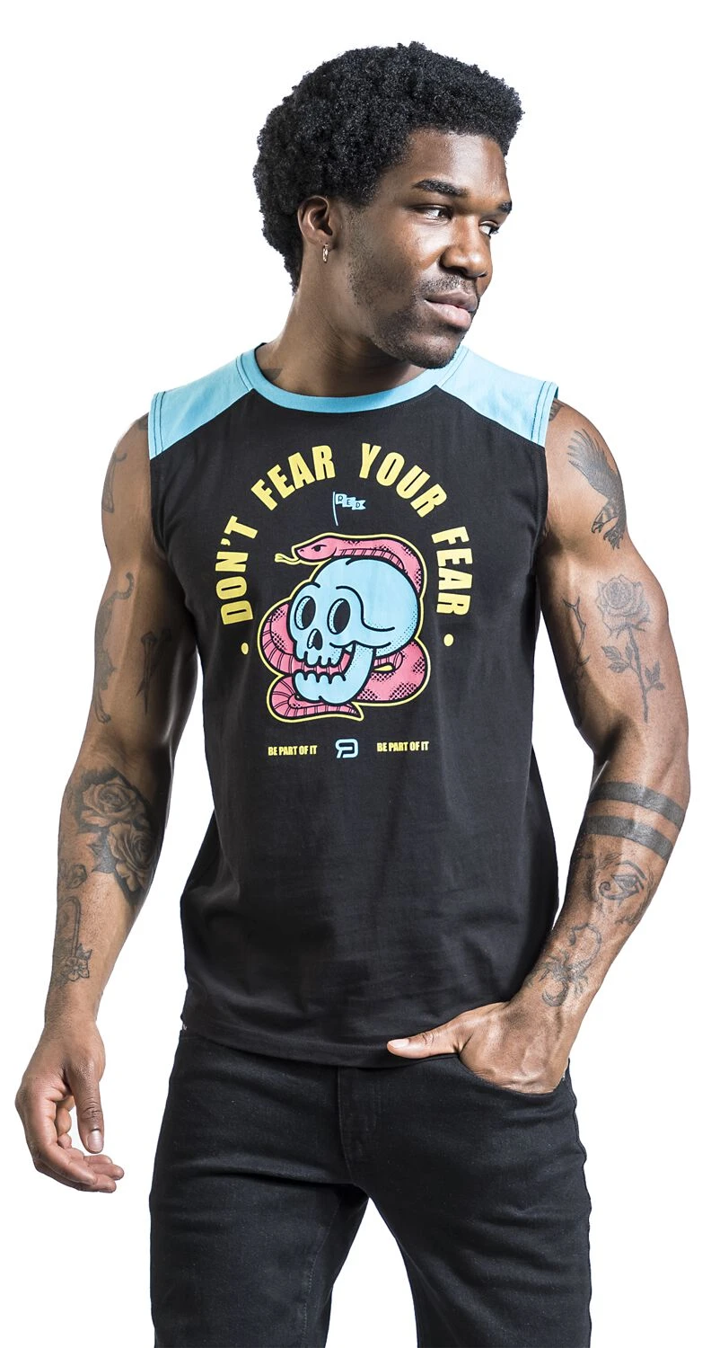 "Top With Front Print" Top Black By RED By EMP 6 "Top With Front Print" Top Black By RED By EMP - Image 4