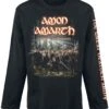 "Great Heathen Army" Long-sleeve Shirt Black By Amon Amarth -Fashionable Men's Clothing Store 533810a