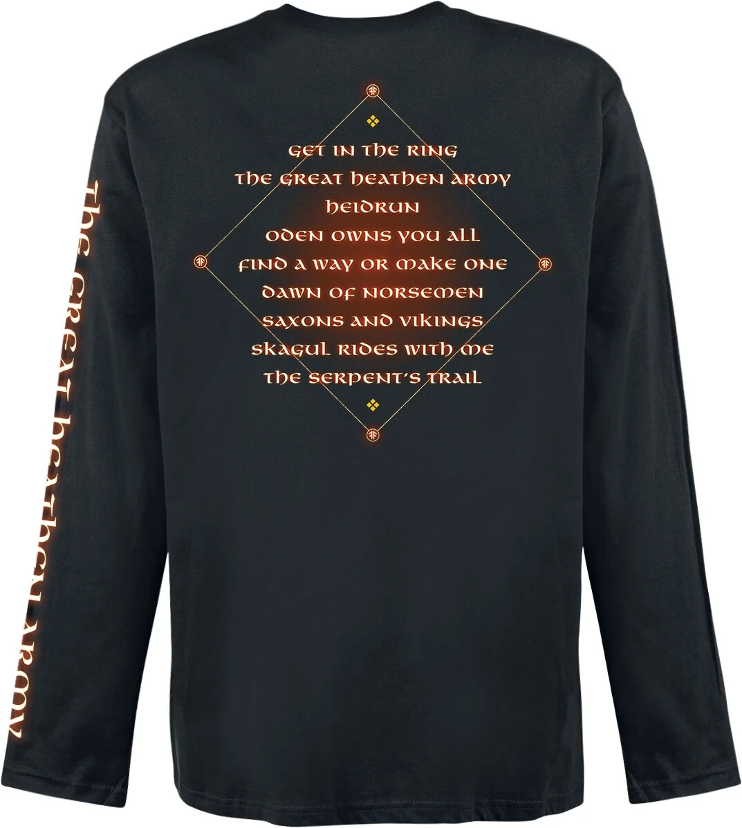 "Great Heathen Army" Long-sleeve Shirt Black By Amon Amarth 4 "Great Heathen Army" Long-sleeve Shirt Black By Amon Amarth - Image 2
