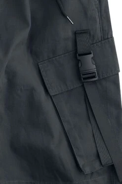 "Comfortable Fabric Trousers With Slit Pockets" Shorts Black By RED By EMP -Fashionable Men's Clothing Store 534028d