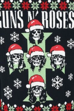 "Holiday Sweater 2022" Christmas Jumper Multicolour By Guns N' Roses 9 "Holiday Sweater 2022" Christmas Jumper Multicolour By Guns N' Roses -Fashionable Men's Clothing Store 534702d
