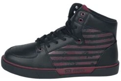 "High-cut Trainers" Sneakers High Black-red By RED By EMP -Fashionable Men's Clothing Store 534881a4