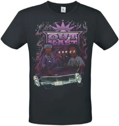 "Cartoon" T-Shirt Black By OutKast