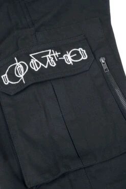 "Shorts With Skull Print" Shorts Black By Gothicana By EMP -Fashionable Men's Clothing Store 535020d3