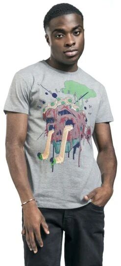 "T-shirt With Abstract Print" T-Shirt Grey By RED By EMP 7 "T-shirt With Abstract Print" T-Shirt Grey By RED By EMP -Fashionable Men's Clothing Store 535236wa