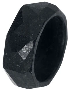 "Stonering" Ring Black By Rockers -Fashionable Men's Clothing Store 535917d