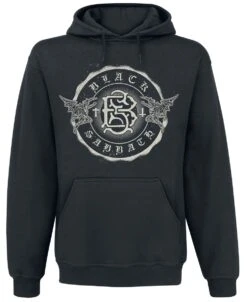 "Unholy Badge" Hooded Sweater Black By Black Sabbath