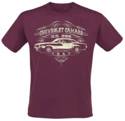 Fashionable Men's Clothing Store 29 "1967 Chevrolet Camaro SS 396" T-Shirt Red By General Motors