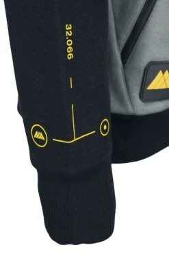 "Warlock" Hooded Zip Black-grey By Destiny -Fashionable Men's Clothing Store 536411d4