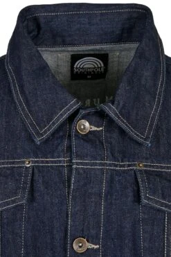 "Southpole Script Denim Jacket" Jeans Jacket Blue By Southpole -Fashionable Men's Clothing Store 536568d