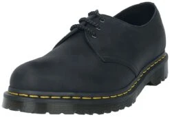 Fashionable Men's Clothing Store 27 "1461 Pascal - Black Waxed Full Grain" Lace-up Shoe Black By Dr. Martens